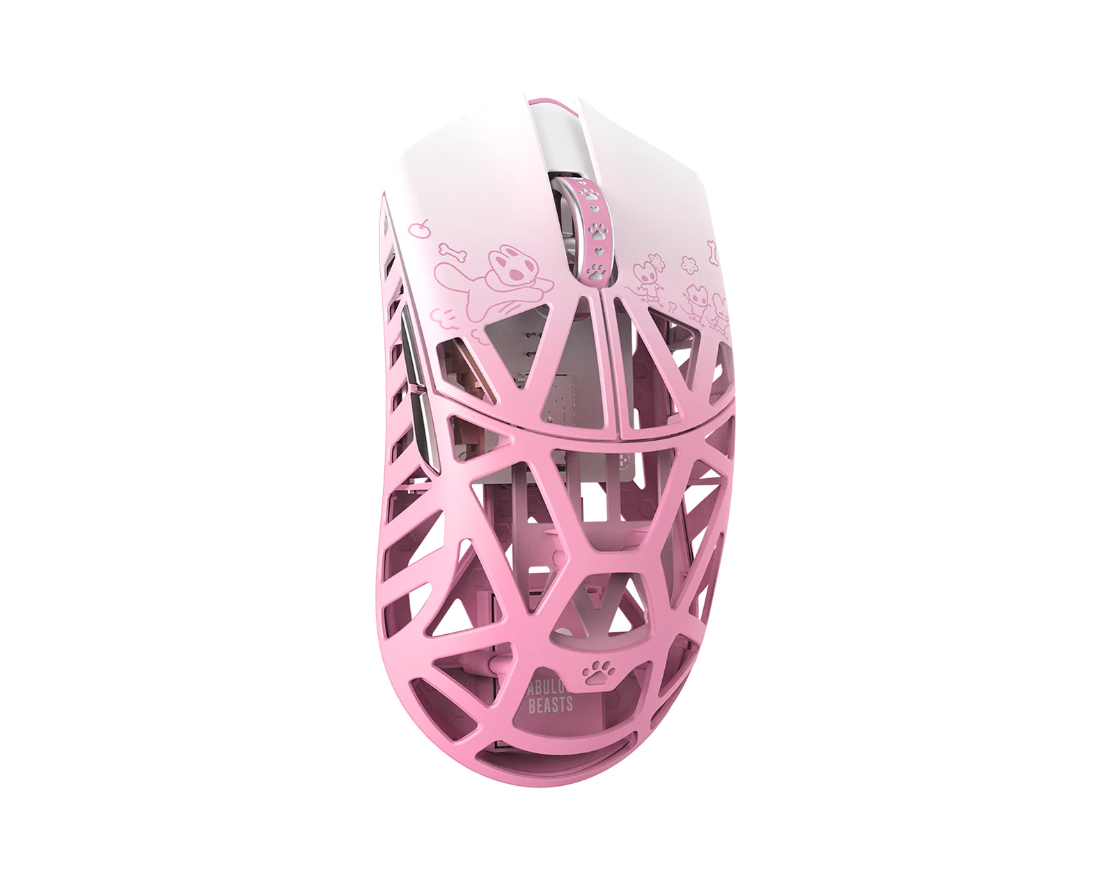 WLMouse Fabulous Beasts x BEAST X Kabellose Gaming-Maus - Weiß 