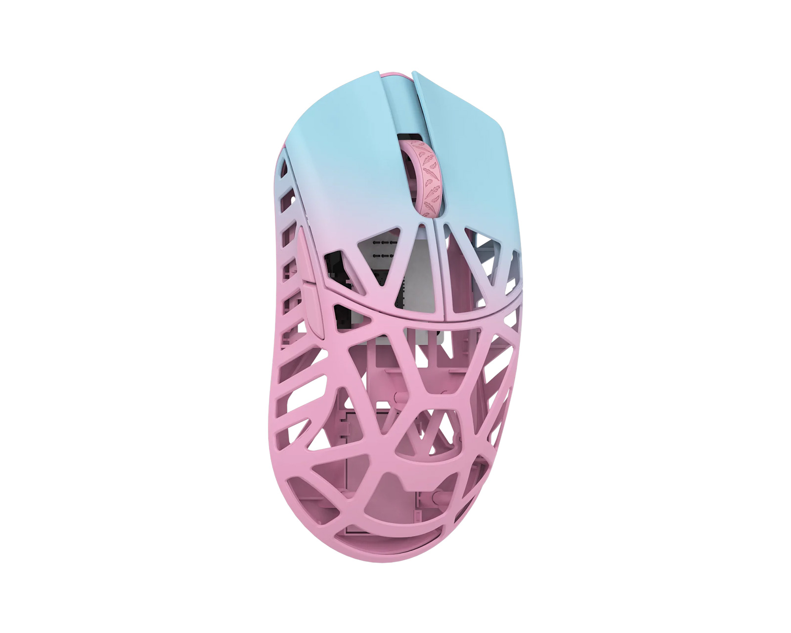 WLMouse BEAST X Max Kabellose Gaming-Maus - Rosa/Blau [Omron 
