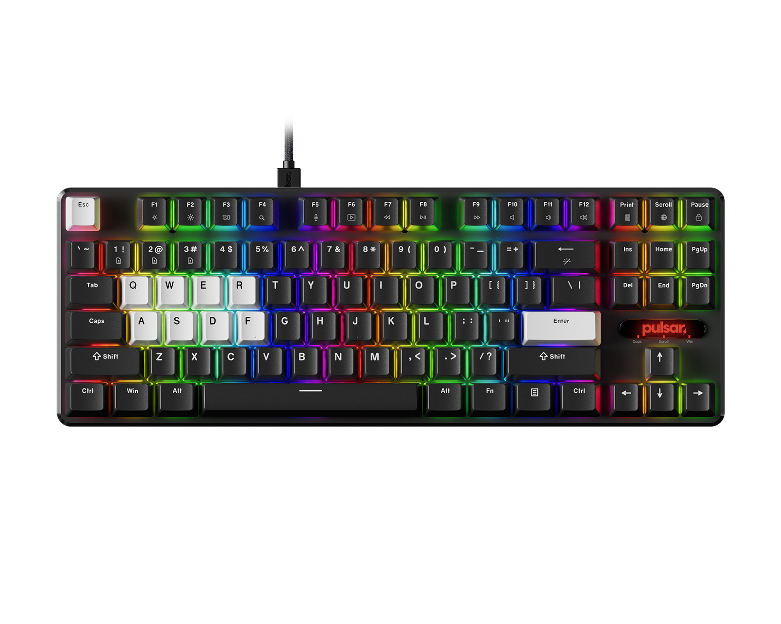 Pulsar 60% Gaming-Tastatur Barebone – Hot-swappable, RGB, Selbst Zusammenbauen