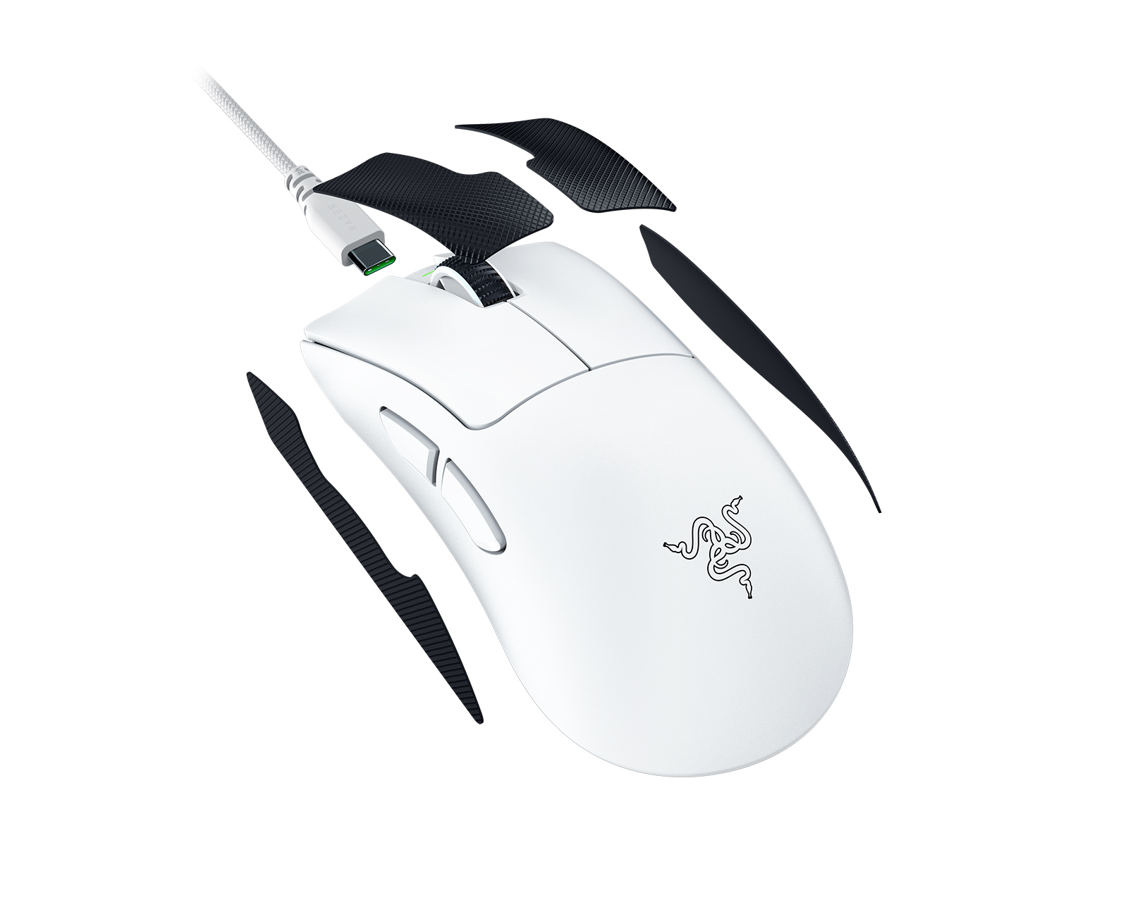 Razer DeathAdder V4 Pro Kabellose Gaming-Maus - Weiß - MaxGaming.gg