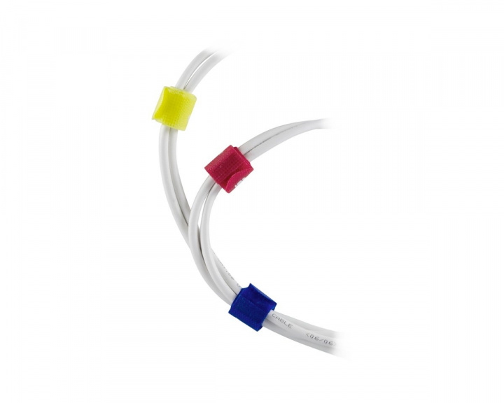 Deltaco Kabelbinder verschiedene Farben 10-pack