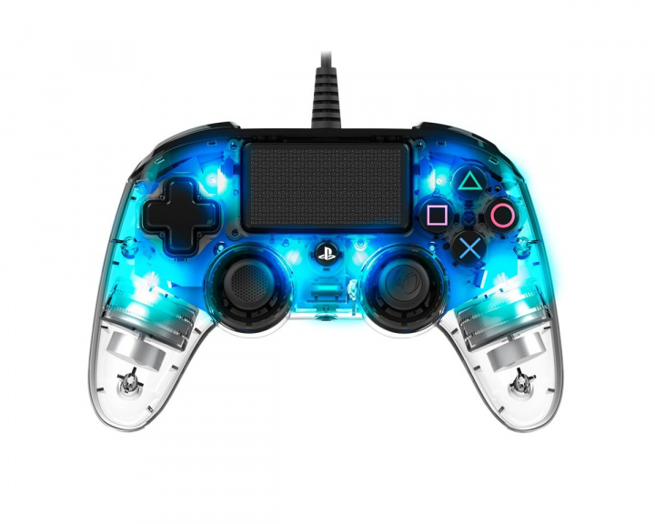 Nacon Wired Illuminated Compact Controller Blau (PS4/PC)