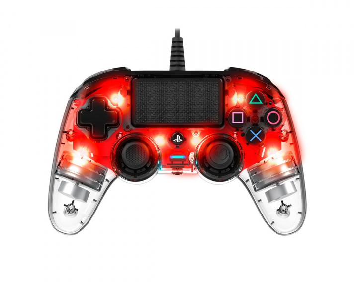 Nacon Wired llluminated Compact Controller Rot (PS4/PC)