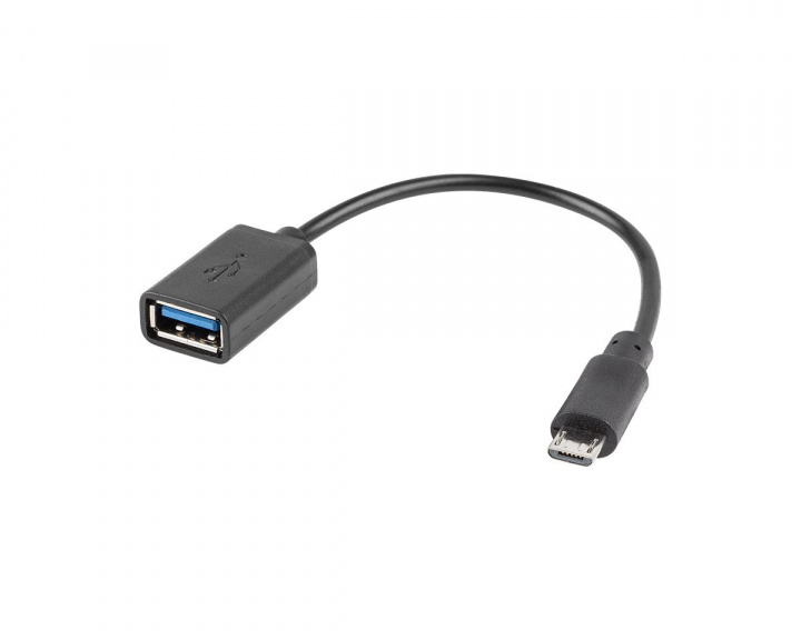 Lanberg Micro USB (Stecker) > USB-A (Buchse) 2.0 15cm Adapter OTG