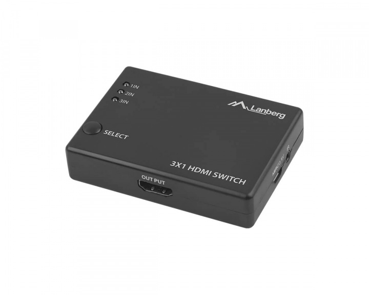 Lanberg HDMI Switch 3-Port + Micro USB-Port
