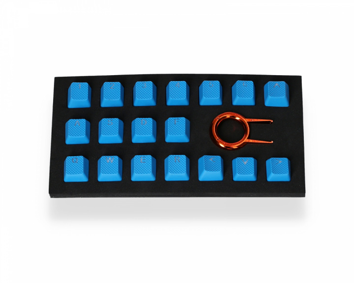 Tai-Hao 18-Key Rubber Double-shot Keycap-set - Blau