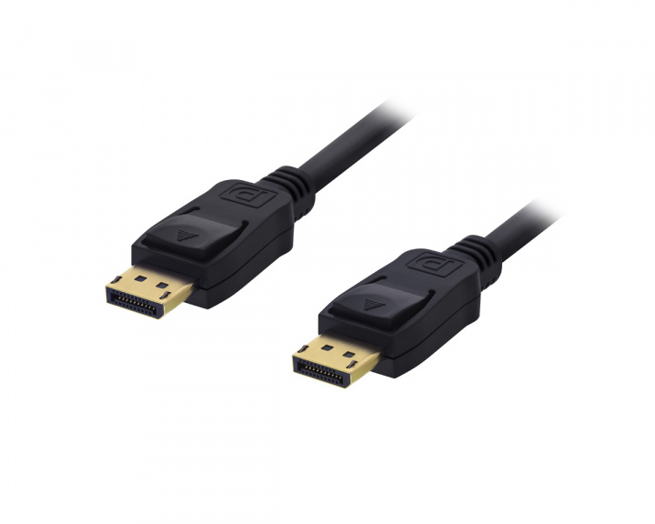 Deltaco DisplayPort Kabel 4K Schwarz - 2 meter