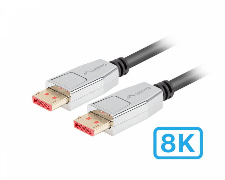 Lanberg DisplayPort V1.4 Kabel 20 PIN 4K/8K (1.8 Meter)