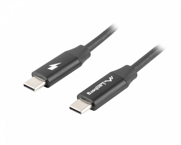 Lanberg USB-C (Hane) > USB-C (Hane) Kabel Schnelles Laden 4.0 - 0.5 Meter