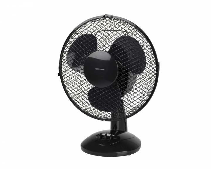 Nordic Home Culture Tischventilator 230mm Schwarz