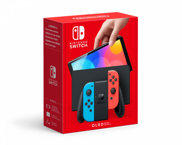 Nintendo Switch Konsol OLED - Neon Blue & Neon Red