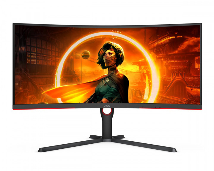 AOC CU34G3S 34” LED 165Hz 1ms AMD FreeSync Premium Curved Gaming-Monitor