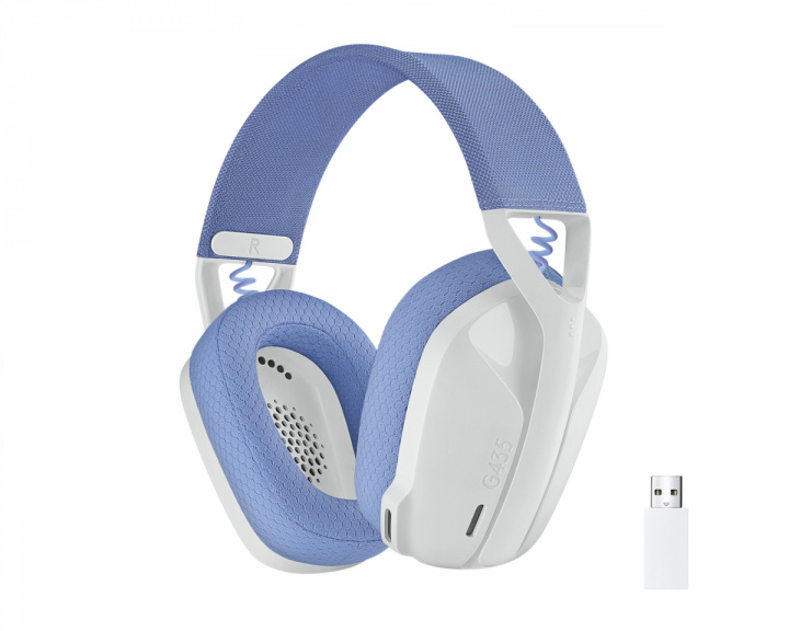 Logitech G435 Lightspeed Wireless Gaming-Headset - Weiß