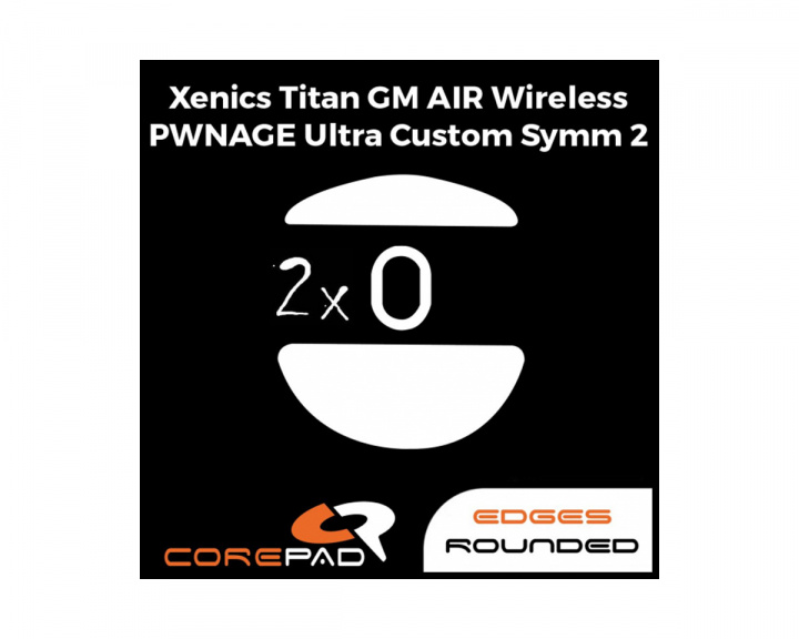 Corepad Skatez PRO 225 Für Xenics TITAN GM Air Wireless/Pwnage Symm 2