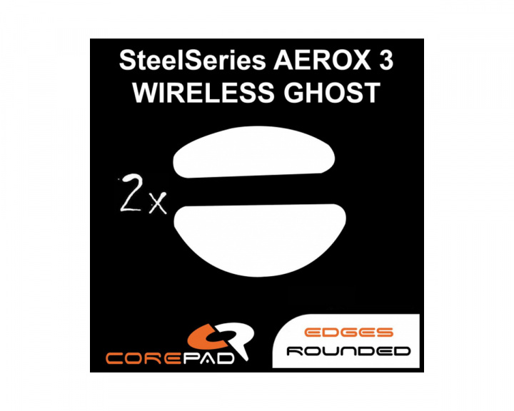 Corepad Skatez PRO 229 Für SteelSeries Aerox 3 Wireless Ghost