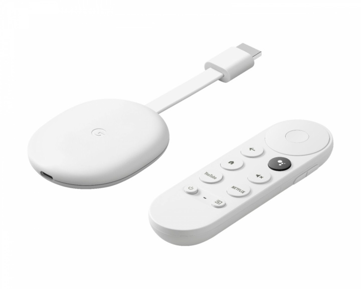 Google Chromecast mit Google TV, Media-Player, 4K - Weiß