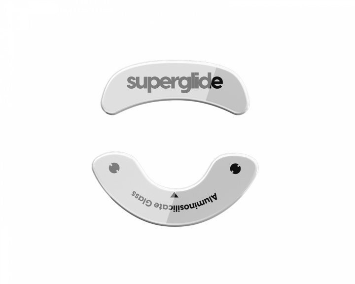 Superglide Glass Skates für Endgame Gears XM1 RGB/XM1r/XM2w - Weiß