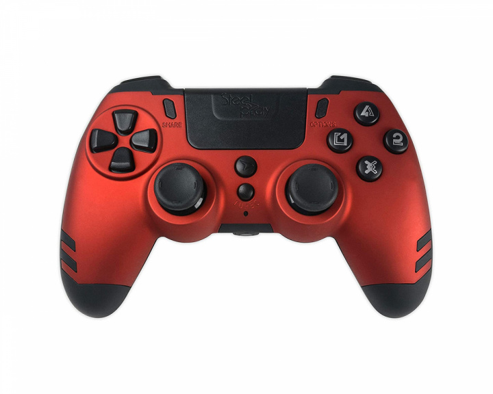 Steelplay MetalTech Wireless Controller PS4/PC - Rot