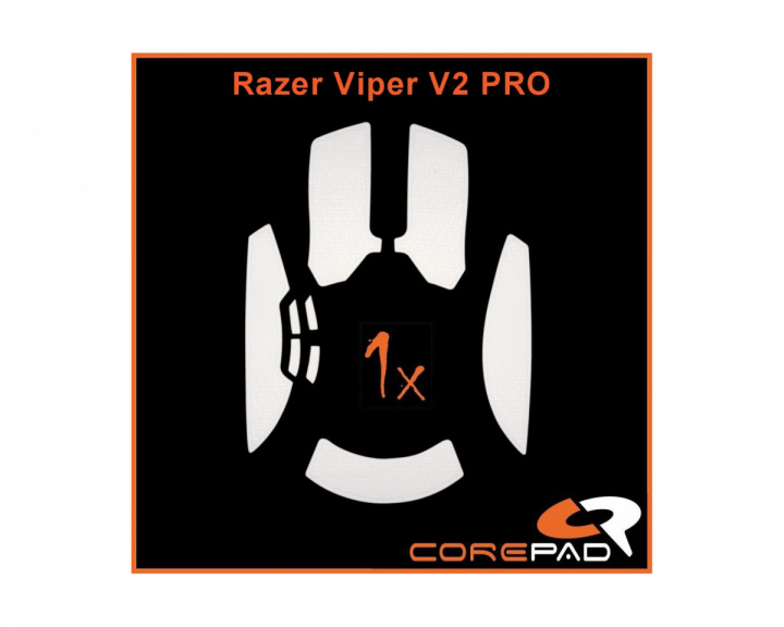 Corepad Soft Grips für Razer Viper V2 Pro Wireless - Weiß