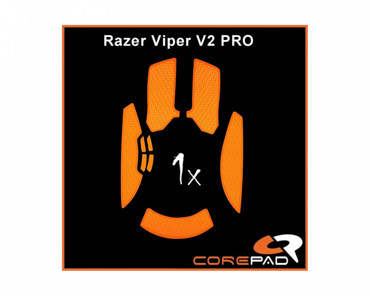 Corepad Soft Grips für Razer Viper V2 Pro Wireless - Orange