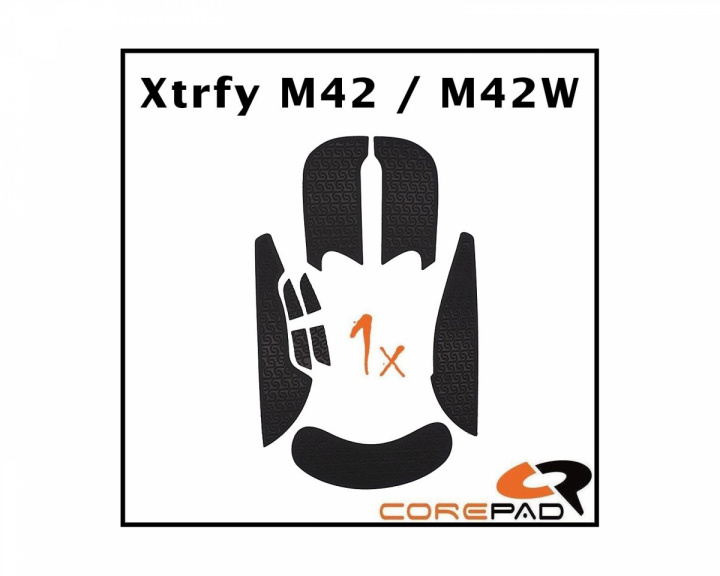 Corepad Soft Grips für Xtrfy M42 Wired/M42W Wireless - Schwarz