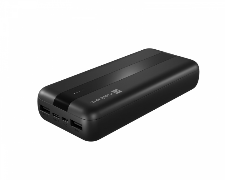 Natec Trevi Powerbank 20000 mAh - Schwarz