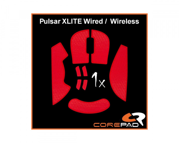 Corepad Soft Grips für Pulsar Xlite Wired/Xlite Wireless/Xlite V2 Wireless - Rot