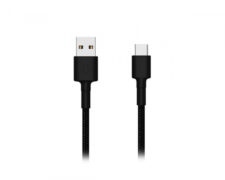 Xiaomi Mi Type-C Braided Cable - 1m - Schwarz USB-A > USB-C Kabel
