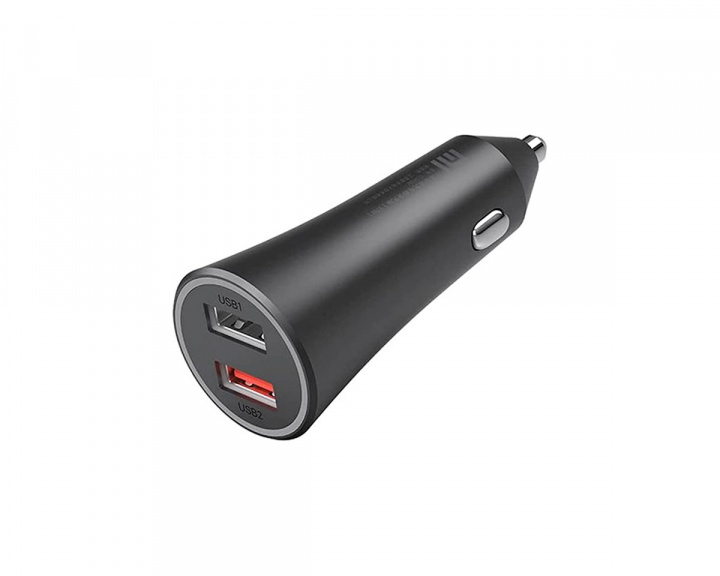 Xiaomi Mi 37W Dual-Port Car Charger - Schwarz Autoladegerät 