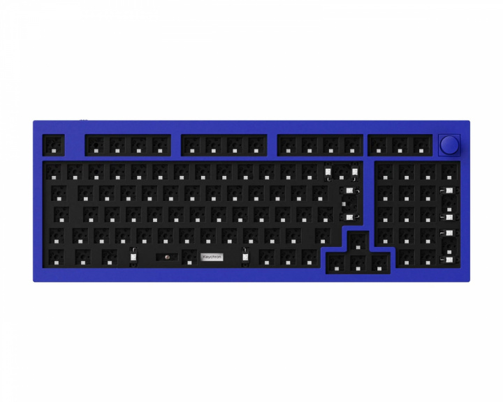 Keychron Q5 QMK 96% ISO Barebone Knob Version RGB Hot-Swap - Blau