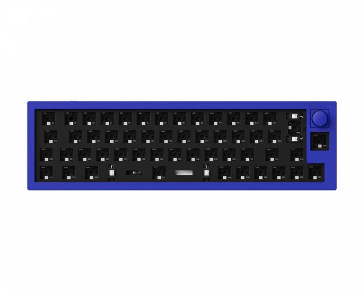 Keychron Q9 QMK 40% ISO Barebone Knob Version RGB Hot-Swap - Blau