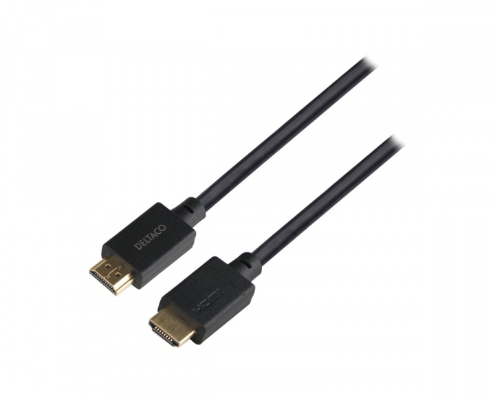 Deltaco 8K Ultra High Speed LSZH HDMI-kabel 2.1 - Schwarz - 5m