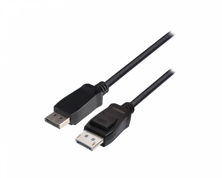 Deltaco LSZH DisplayPort Kabel 8K Schwarz (3 meter)