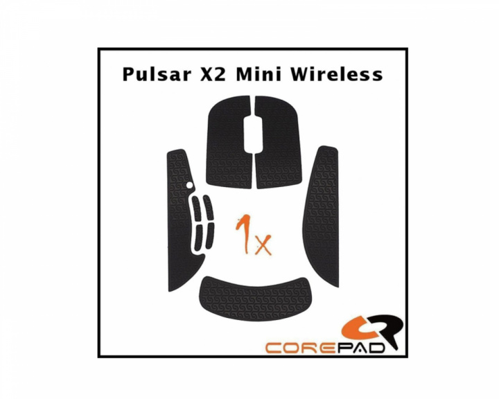Corepad Soft Grips für Pulsar X2 Mini / X2V2 Mini Wireless - Schwarz