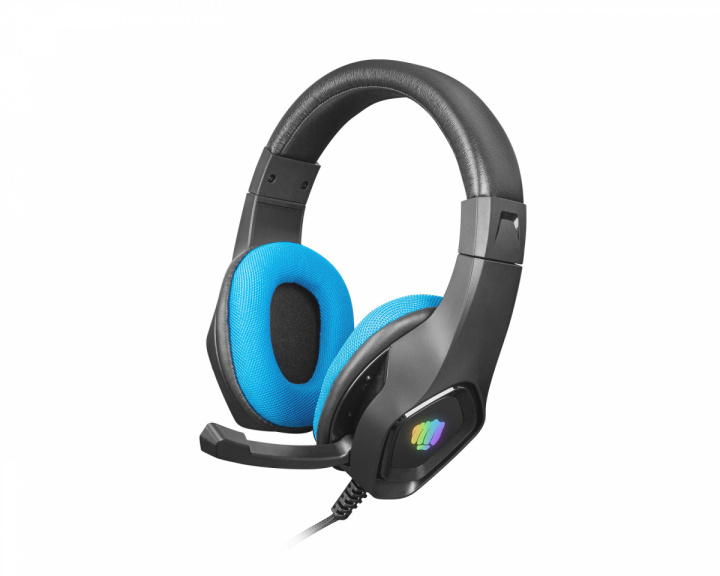 Fury Phantom Stereo Gaming-Headset RGB (PC/PS4/Xbox One/Switch) - Schwarz/Blau