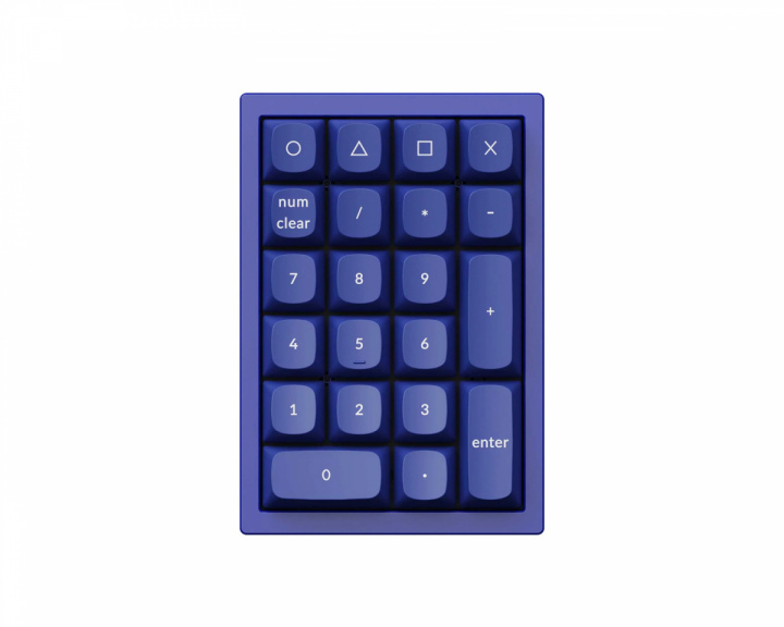 Keychron Q0 Number Pad RGB Hot-Swap [Gateron G Pro Red] - Blau Ziffernblock