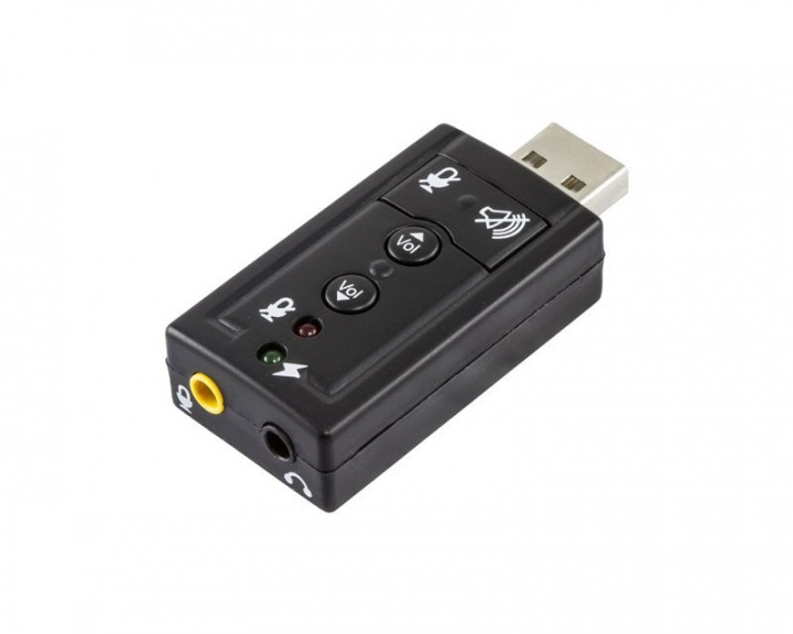 Deltaco USB Soundkarten 7.1 2x 3,5mm