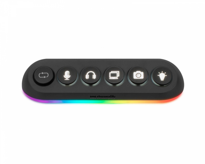 Streamplify HUB DECK 5, RGB 5-Port USB Hub, 12V - Schwarz