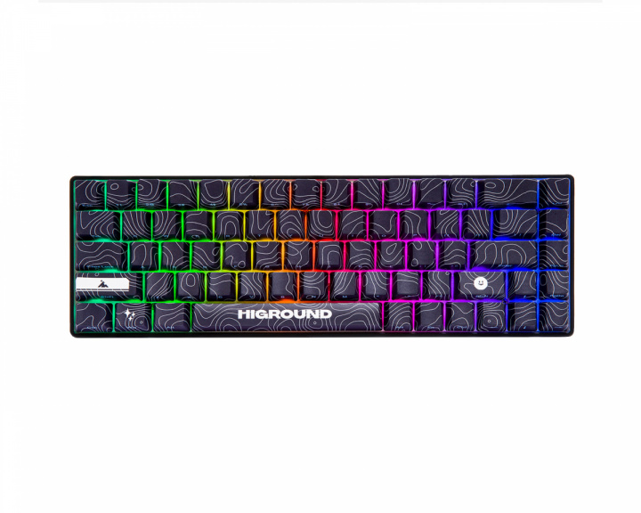 Higround BLACKICE Base 65 Hotswap Gaming-Tastatur - ANSI [White Flame]