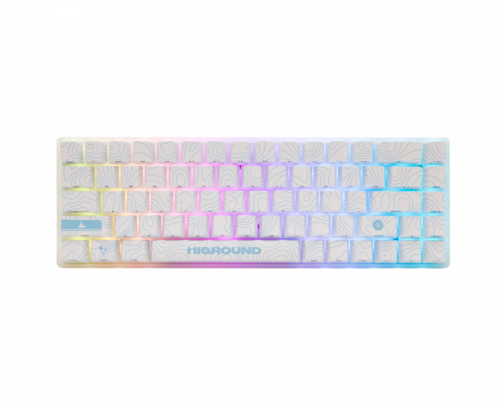 Higround SKYSTONE Base 65 Hotswap Gaming-Tastatur - ANSI [White Flame]