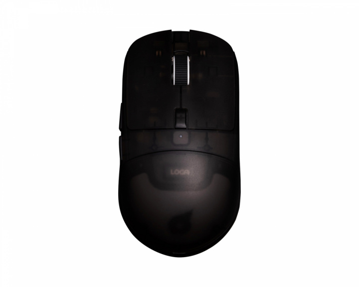 Loga Shinryu Pro Wireless Gaming-Maus - Hotswappable Switch - Schwarz/Transparent