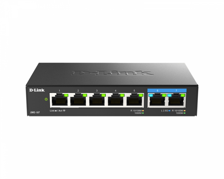 D-Link DMS-107 7-Ports Multi-Gigabit Switch