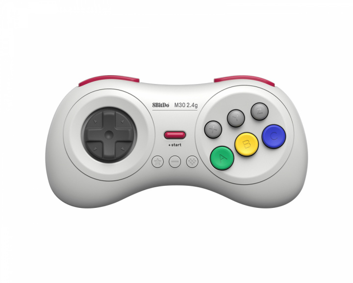 8Bitdo M30 2.4G Wireless Gamepad - Wireless Controller - Weiß