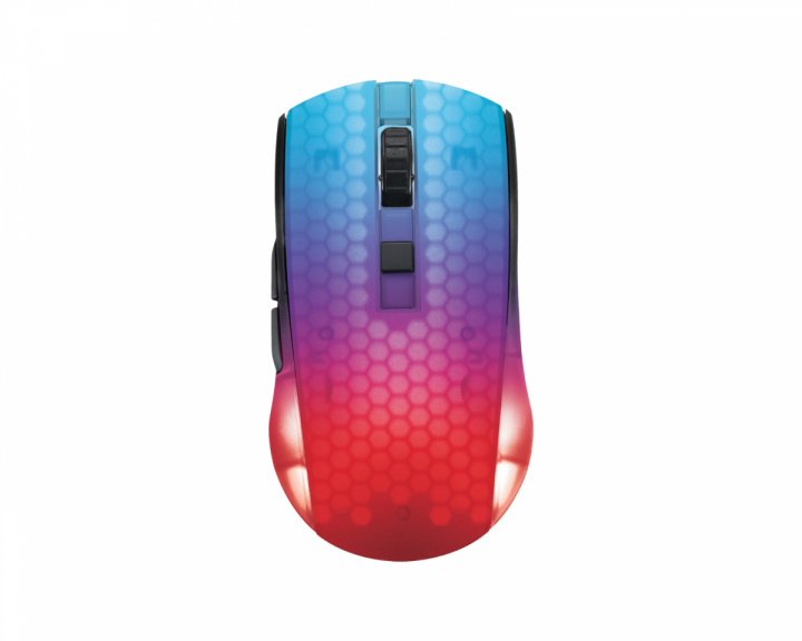 Deltaco Gaming DM320 Kabellose Halbtransparente RGB Gaming Maus - Schwarz