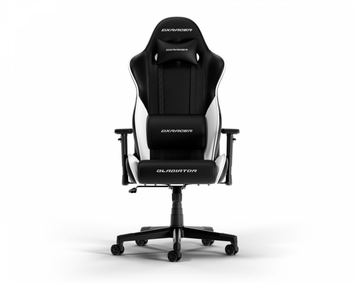 DXRacer GLADIATOR L Schwarz & Weiß PVC Leder