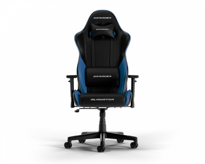 DXRacer GLADIATOR L Schwarz & Blau PVC Leder