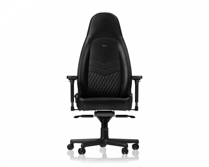 noblechairs ICON Real Leather - Schwarz / Schwarz