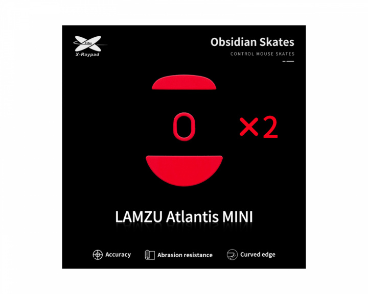 X-raypad Obsidian Mouse Skates für Lamzu Atlantis Mini