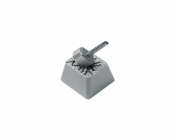 Keychron Hammer Aluminum Alloy Artisan Keycap - Silber