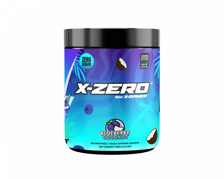 X-Gamer X-Zero Blueberry & Coconut - 100 Portionen